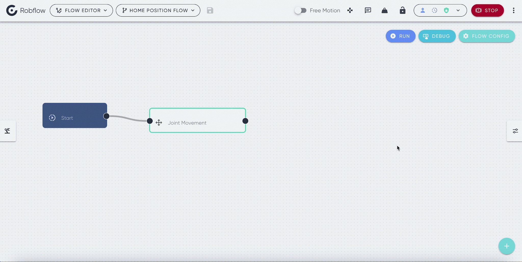 Home Position for Flow