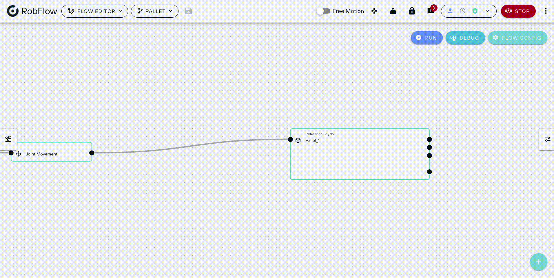 Palletizing Configuration Widget (Beta)