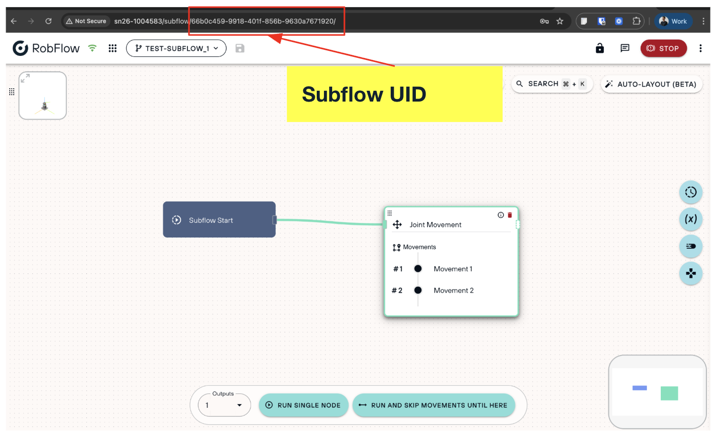 Variable based subflow selection + dashboard integration